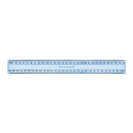 Lot De 4 Règles 30 Cm Transparentes - Plastique Incassable - Double échelle Cm/pouces - Fournitures Scolaires & Bureau