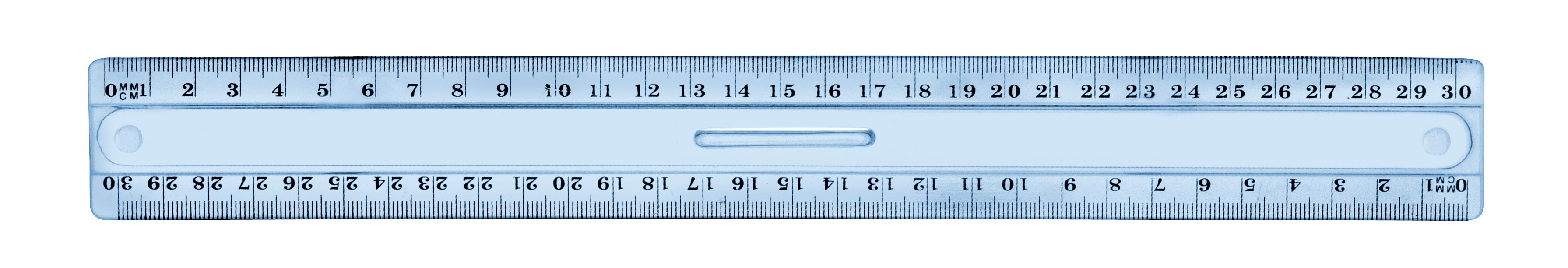Règle de précision 30cm en plastique avec bord en métal - Xcut