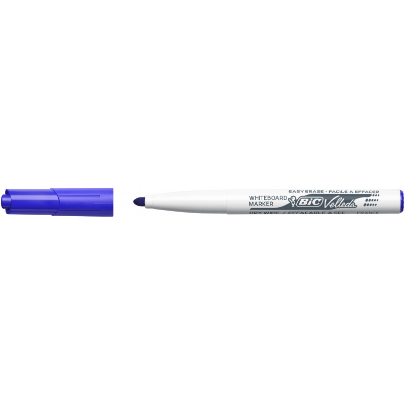 Feutre effaçable à sec Bic Velleda 1701 bleu - Pandava