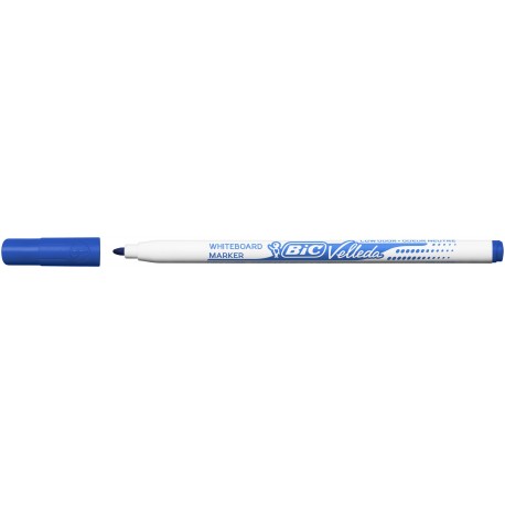 BIC VELLEDA 1721 - Marqueur effaçable - pointe fine - bleu