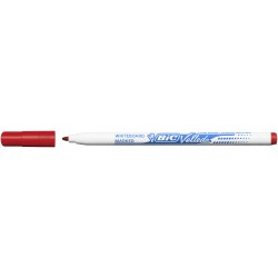 Marqueur tableau blanc Bic Velleda 1721 pointe fine 1,4 mm - Rouge