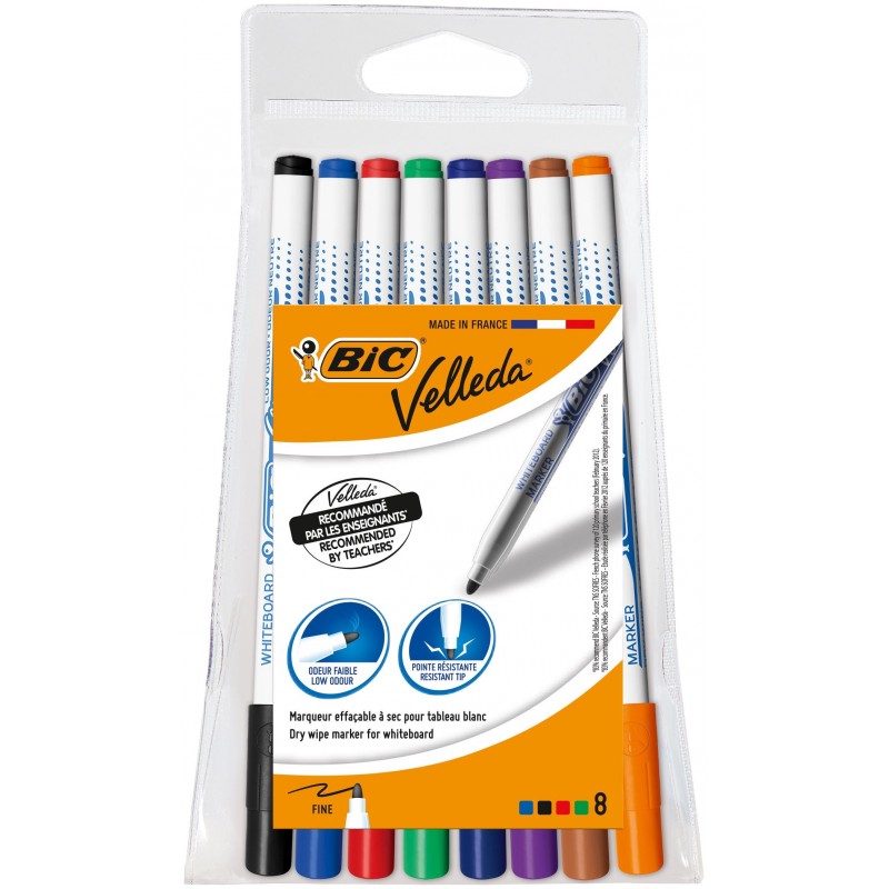 Bic Velleda 1791 - marqueur pour tableau blanc - pointe biseautée