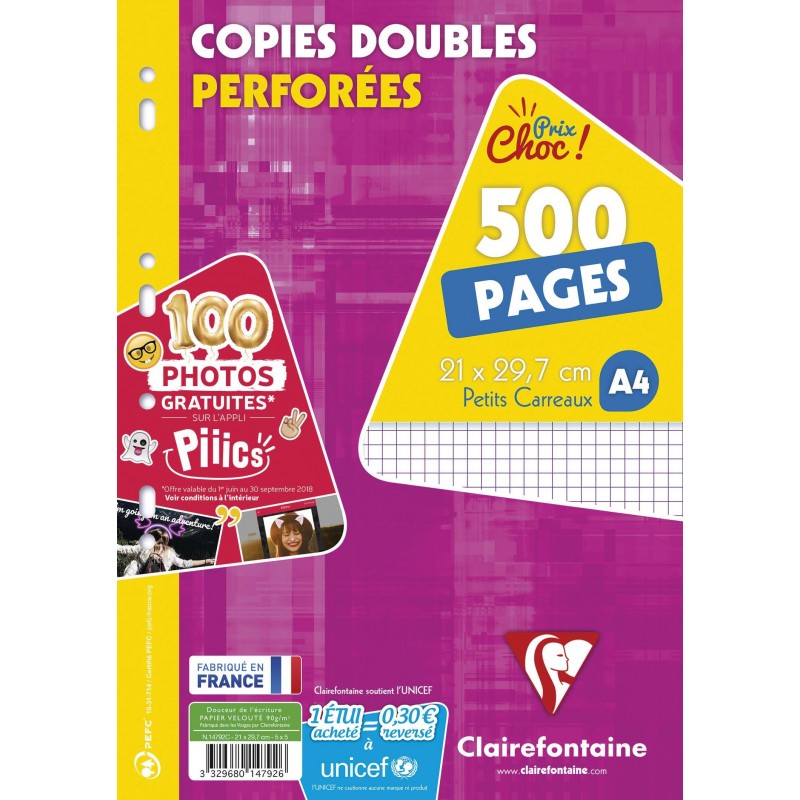 Copies doubles difficultés visuelles