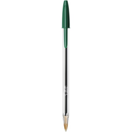 Stylo bille rétractable M10 - Écriture moyenne - Vert - BIC