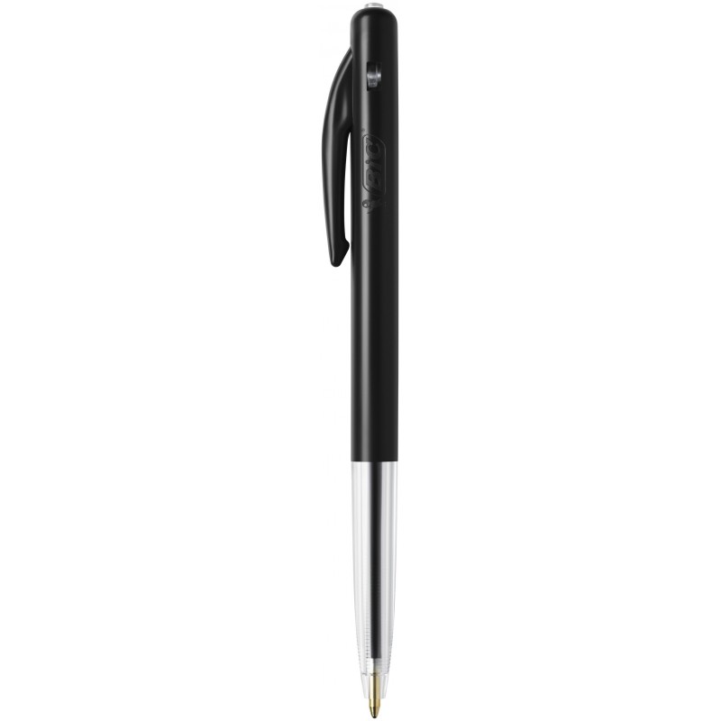 Stylo bille rétractable M10 - Écriture moyenne - Noir - BIC