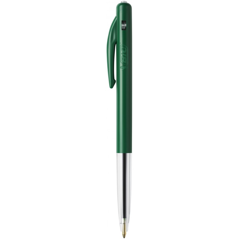 Stylo bille M10 rétractable pointe moyenne vert