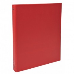 Classeur souple 4 anneaux A4 maxi dos de 30mm - Rouge