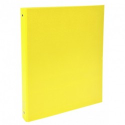 Classeur 4 anneaux format A4 dos de 40mm - Jaune