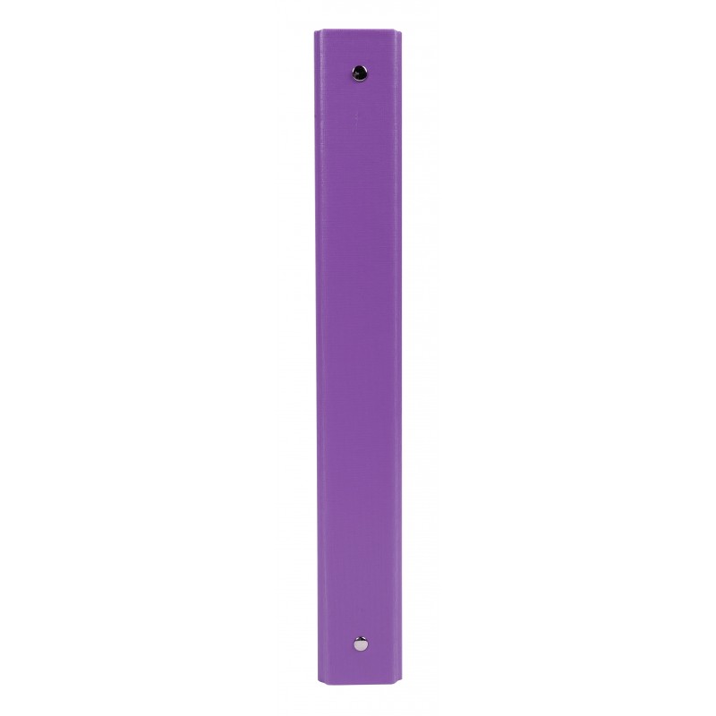 LIDERPAPEL Classeur 2 anneaux ronds A5 230x210x62mm carton rembordé pvc -  Violet - Tout Le Scolaire