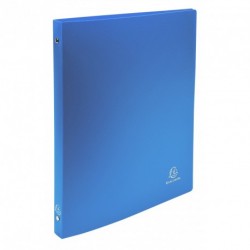 AUCHAN Classeur A4 souple dos 40mm personnalisable bleu pas cher 