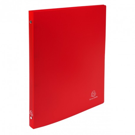 Classeur souple 4 anneaux A4 (21x29,7) dos de 15mm - Rouge