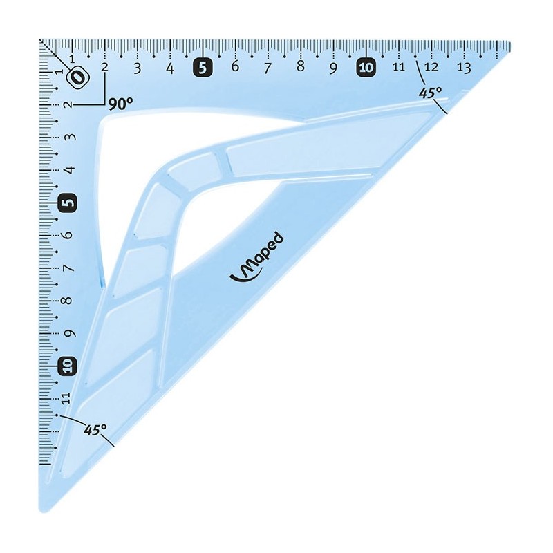 Equerre en plastique incassable Maped 60° de 22cm