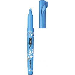 Surligneur Maped Fluo'Peps pen forme stylo - couleur bleu