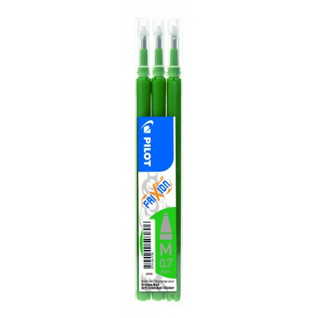Recharge pour stylo Roller Pilot FriXion ball 0,7mm - Vert