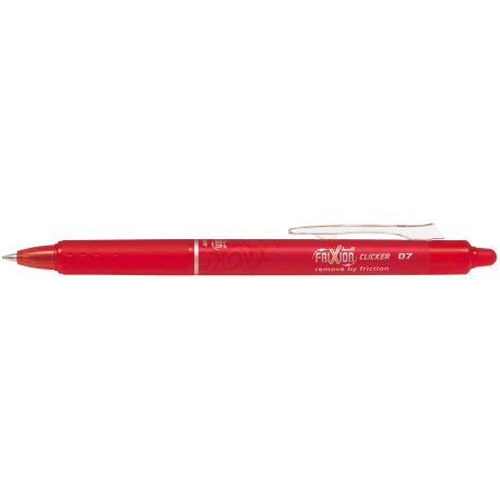 Stylo Roller Pilot FriXion ball clicker rétractable - Rouge