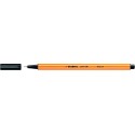 Stylo feutre Stabilo point 88 pointe extra-fine et capuchon - Noir