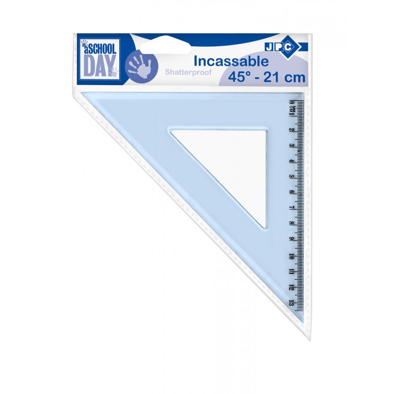 10 Equerre 14Cm Flexible Incassable Plastique - Géodésiques