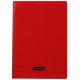 Cahier polypro Calligraphe format A4 21x29,7 48p grands carreaux (séyès) - rouge