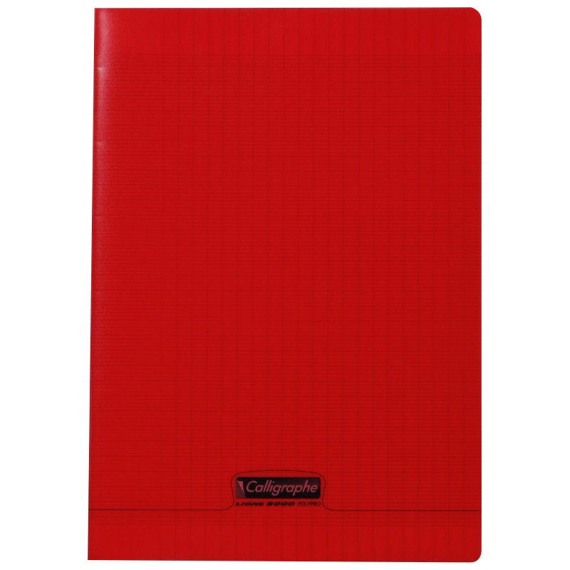 Cahier polypro Calligraphe format A4 21x29,7 48p grands carreaux