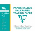 Feuilles de papier calque en feuille grand format 24x32 70-75gr