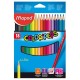 Crayons de couleur Maped Color'Peps - pochette de 18