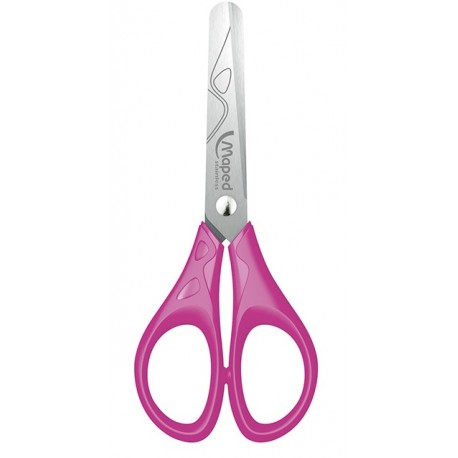 Ciseaux Maped Essentials 13cm bouts ronds - Rose