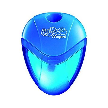 Taille-crayon Maped I-Gloo avec réservoir - 1 usages - bleu ou vert