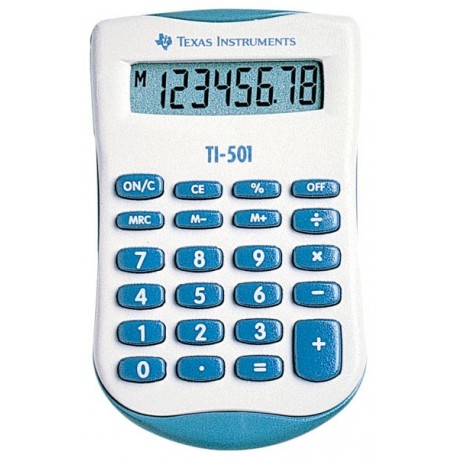 Calculatrice de poche Texas Instrument 8 chiffres TI-501