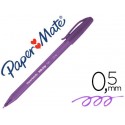 Stylo bille PaperMate Inkjoy 100 pointe moyenne avec capuchon - Violet