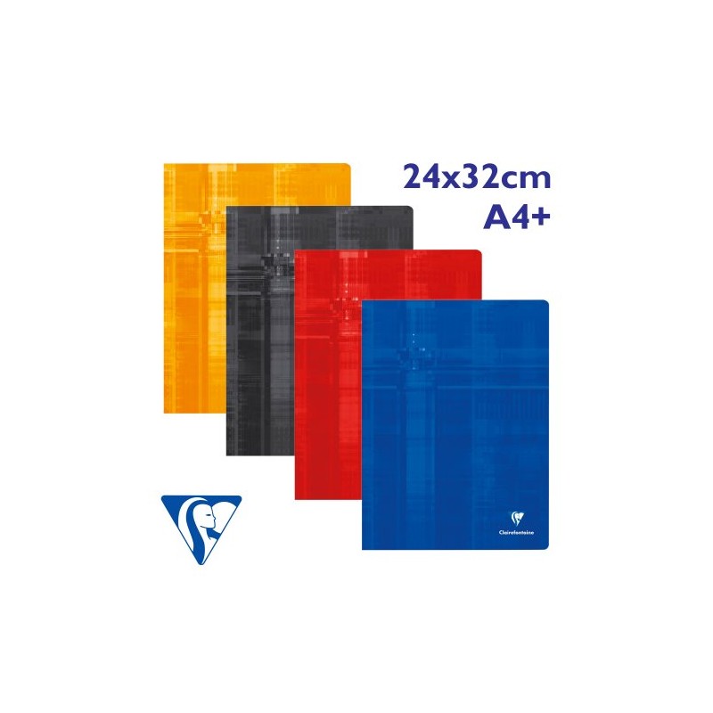 Cahier A4 ligné/2x2mm+marge 64p GB