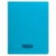 Cahier polypro Calligraphe petit format 17x22 48p grands carreaux (séyès) - bleu