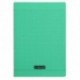 Cahier polypro Calligraphe format A4 21x29,7 96p grands carreaux (séyès) - vert