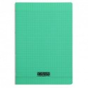 Cahier polypro Calligraphe format A4 21x29,7 96p grands carreaux (séyès) - vert