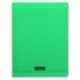 Cahier polypro Calligraphe grand format 24x32 192p grands carreaux (séyès) - vert