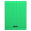 Cahier polypro Calligraphe grand format 24x32 192p grands carreaux (séyès) - vert