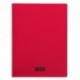 Cahier polypro Calligraphe grand format 24x32 48p grands carreaux (séyès) - rouge