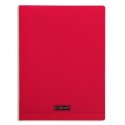 Cahier polypro Calligraphe grand format 24x32 48p grands carreaux (séyès) - rouge