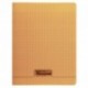 Cahier polypro Calligraphe grand format 24x32 48p grands carreaux (séyès) - orange