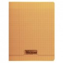 Cahier polypro Calligraphe grand format 24x32 48p grands carreaux (séyès) - orange