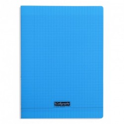 Cahier Polypro bleu CALLIGRAPHE 24x32 48p Petits Carreaux 5x5 90g