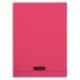 Cahier polypro Calligraphe format A4 21x29,7 96p petits carreaux (5x5) - rouge