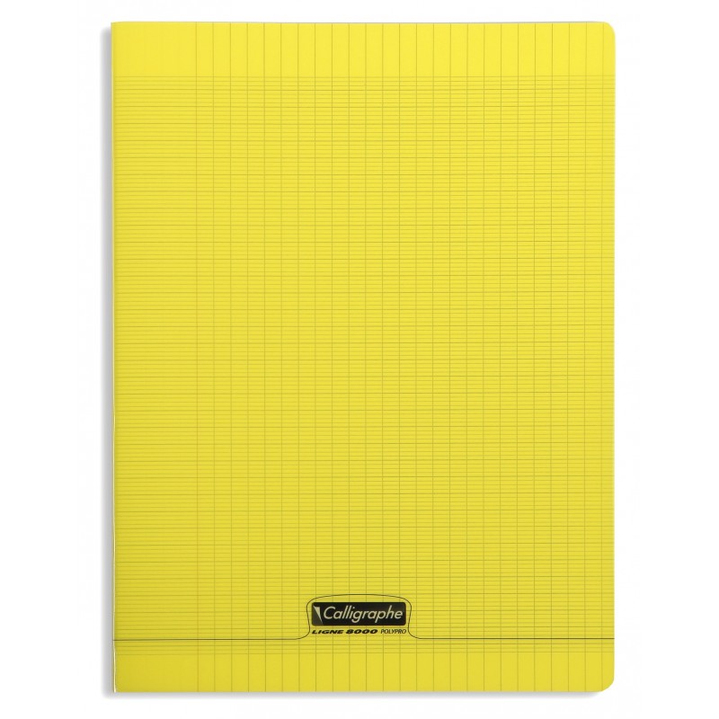 Cahier Polypro 24x32 NEUTRE Grands Carreaux Séyès 96p