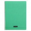 Cahier polypro Calligraphe grand format 24x32 96p grands carreaux (séyès) - vert