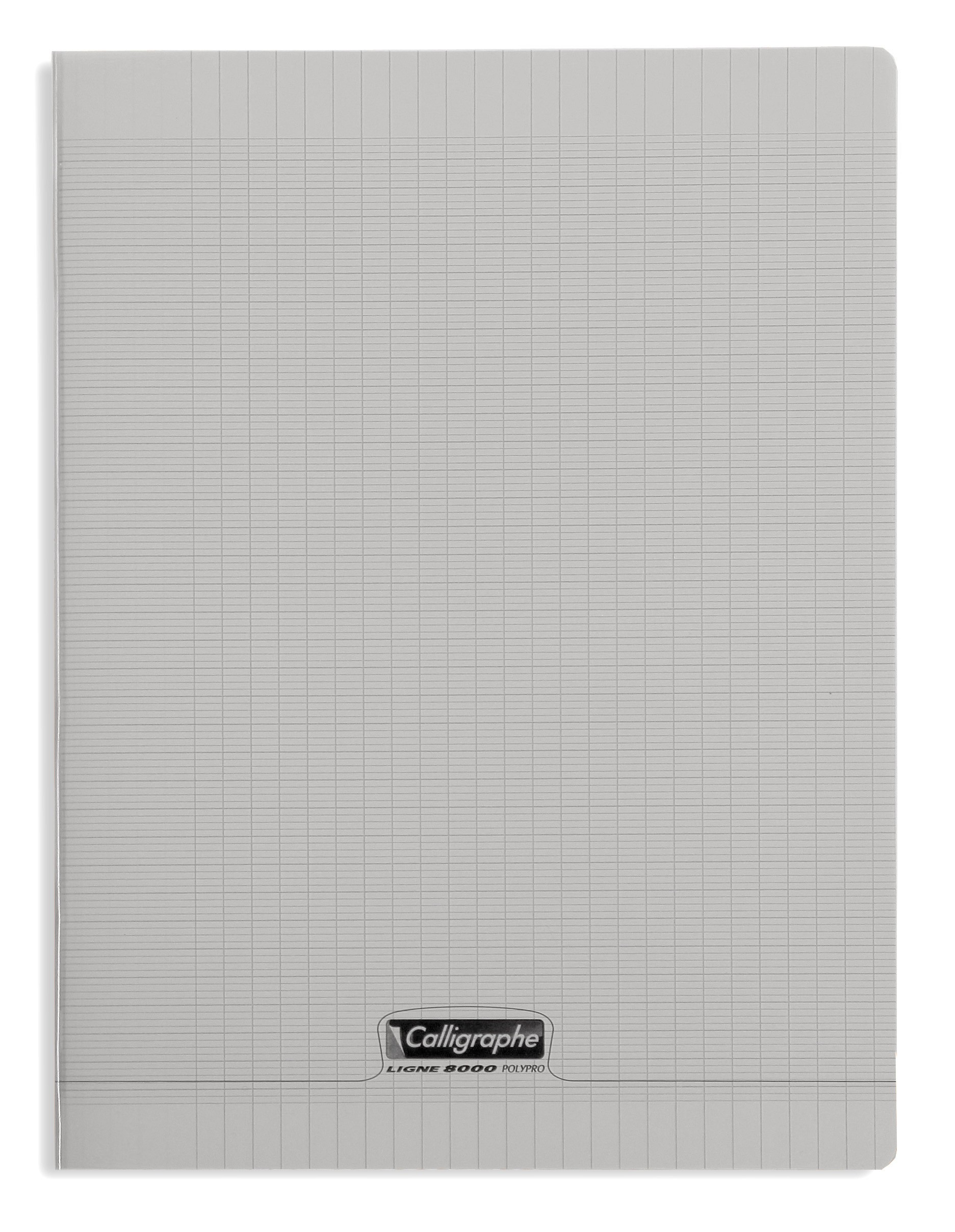 CAHIER POLYPRO, Grand Format, Grands Carreaux, 24X32 - 48 PAGES SEYES BLEU  - BuroStock Guadeloupe