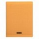 Cahier polypro Calligraphe grand format 24x32 96p grands carreaux (séyès) - orange