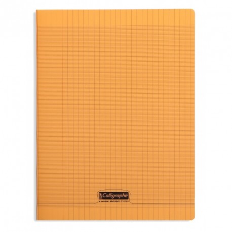 Cahier polypro Calligraphe grand format 24x32 96p grands carreaux