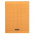 Cahier polypro Calligraphe grand format 24x32 96p grands carreaux (séyès) - orange