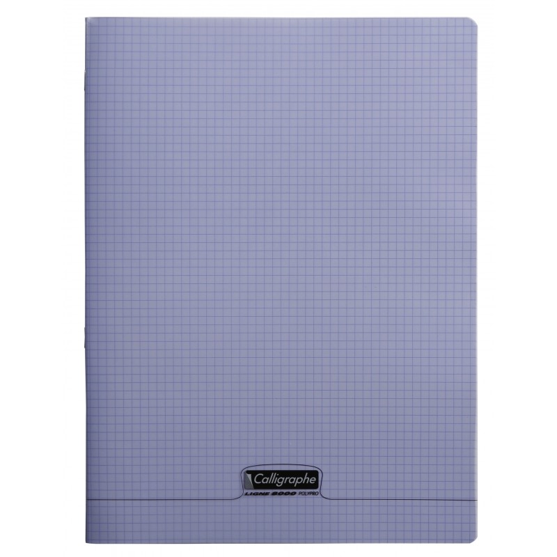 Cahier piqué 8000 POLYPRO 24x32 cm 96 pages grands carreaux 90 g/ Pce