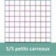 Cahier polypro Calligraphe grand format 24x32 96p petits carreaux (5x5) - violet