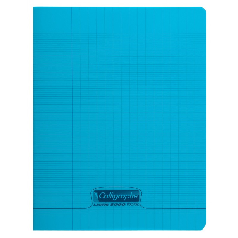 CAHIER POLYPRO, Petit Format, Grands Carreaux, 17X22 48 PAGES SEYES VIOLET  - BuroStock Guadeloupe
